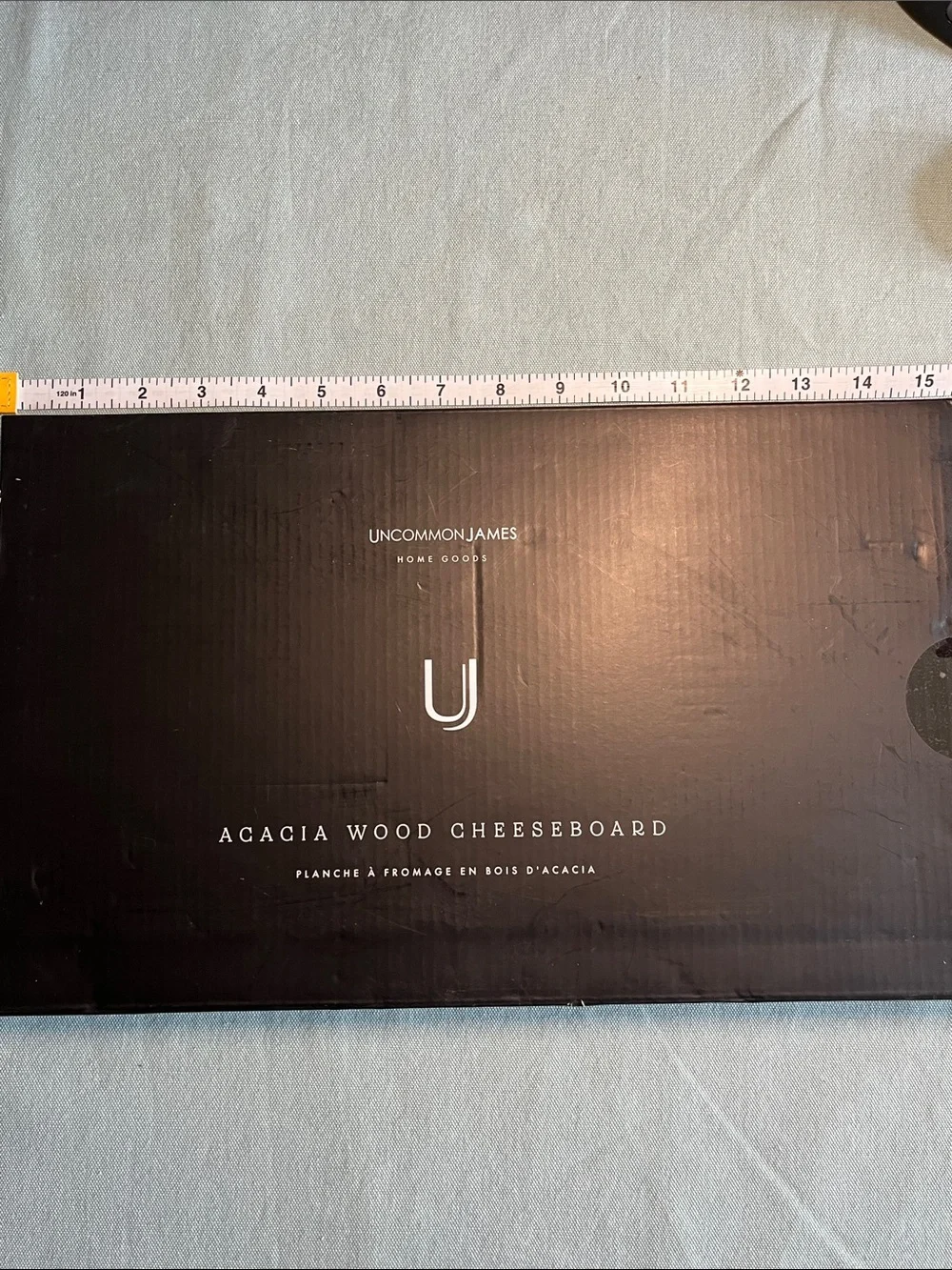 Uncommon James Acacia Wood Cheeseboard - Black
